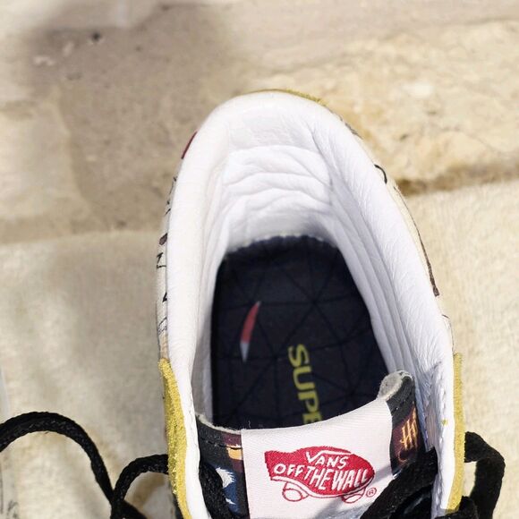 RARE Vans Customs x Harry Potter Symbols Old‎ Skool Checker Off Wall Hufflepuff - Picture 10 of 14